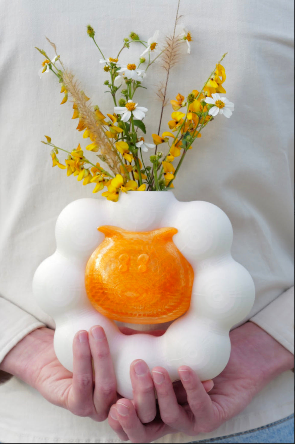 3D打印花花波堤冬甩花瓶