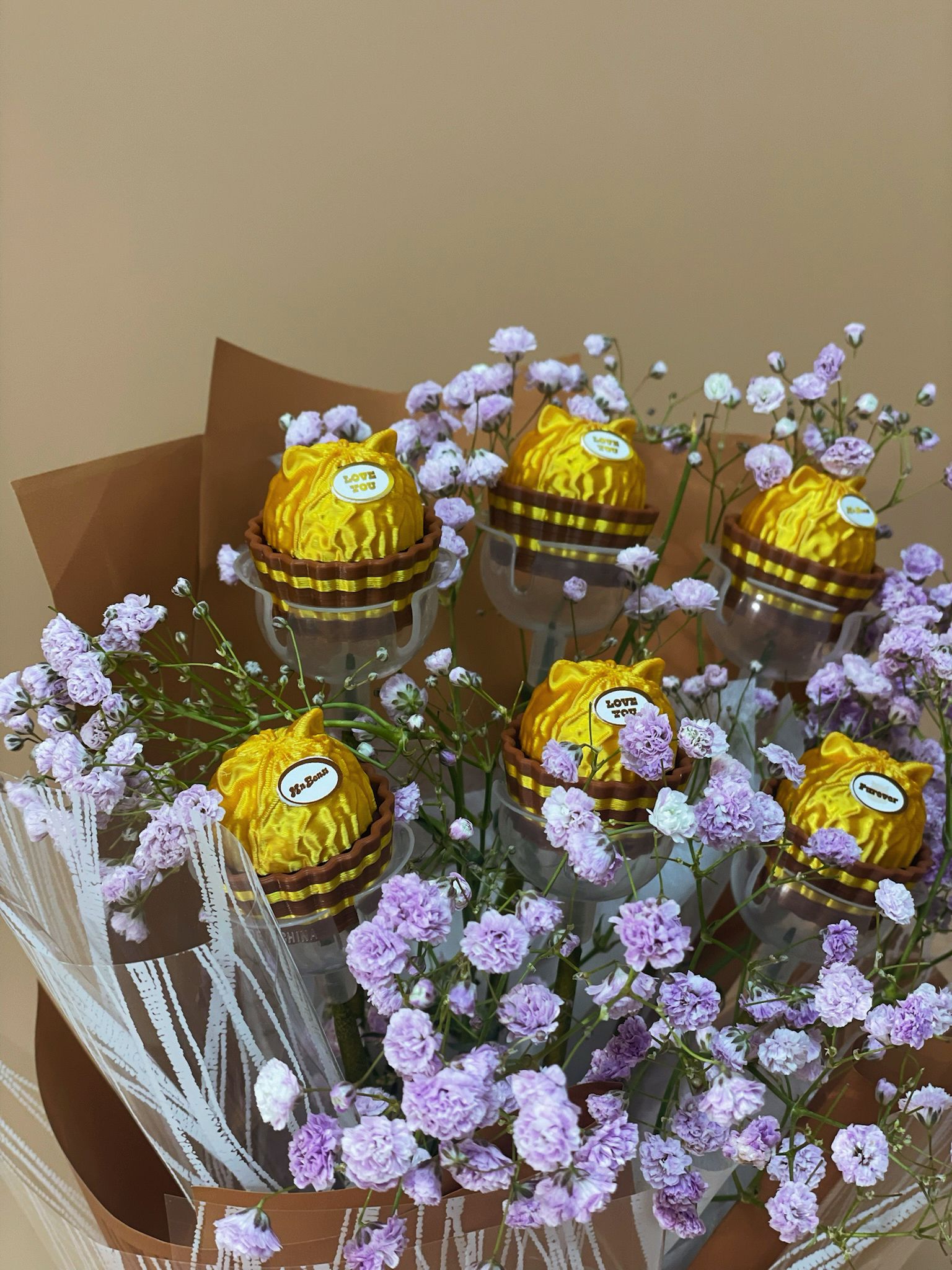 情人節金莎花束