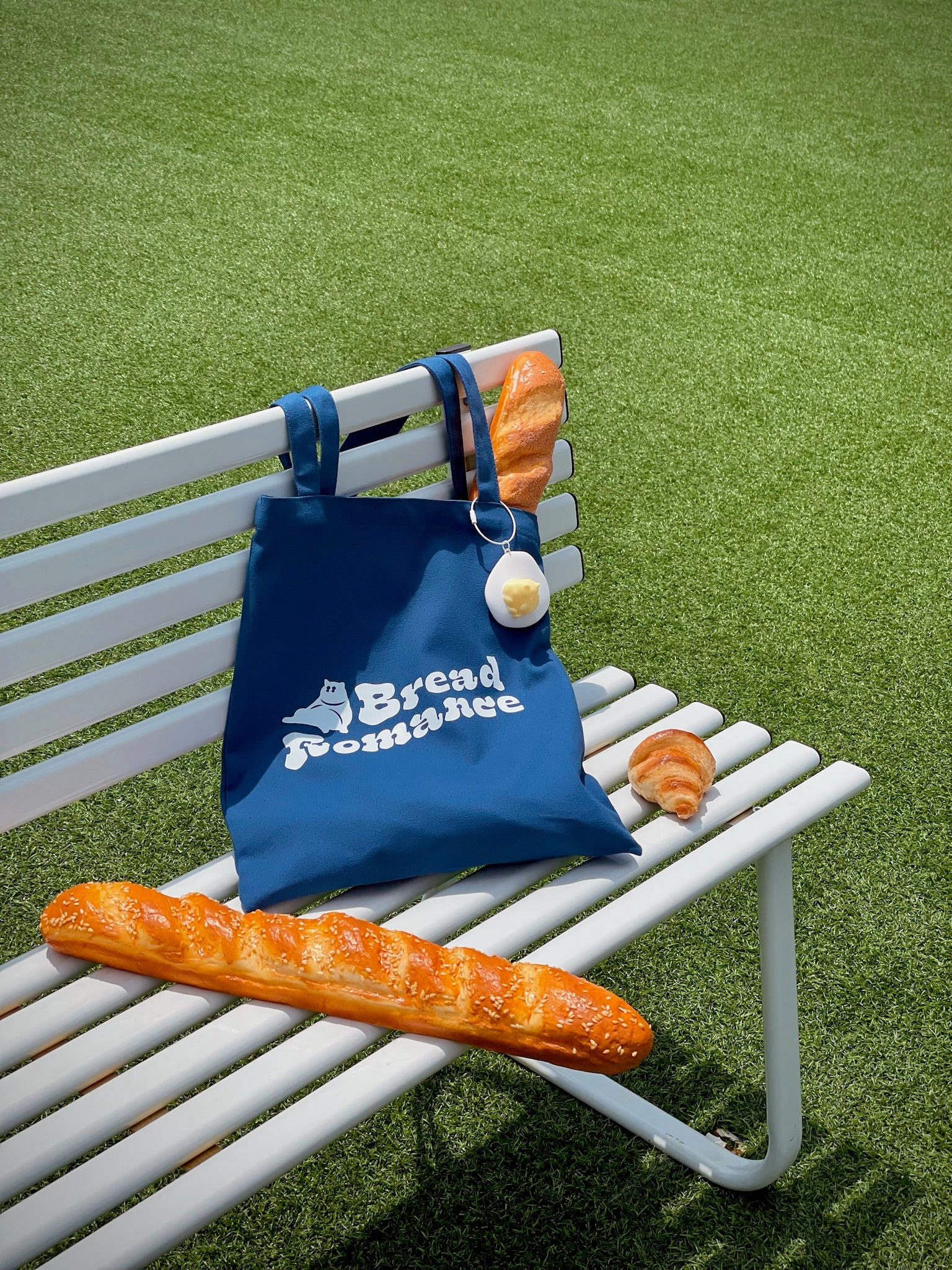 Bread Romance 深藍色環保袋