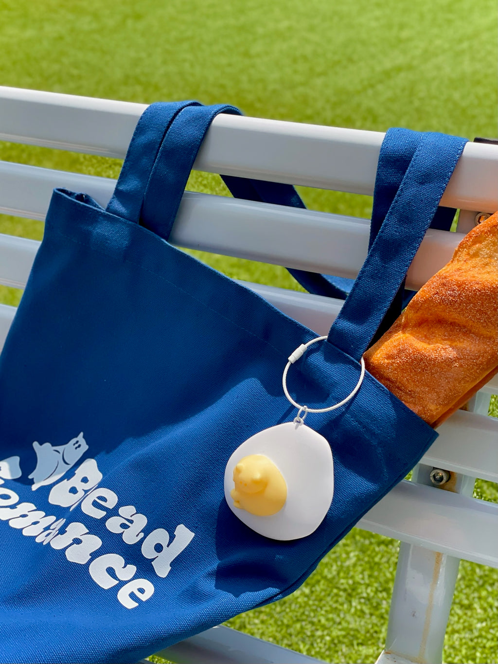 Bread Romance 深藍色環保袋