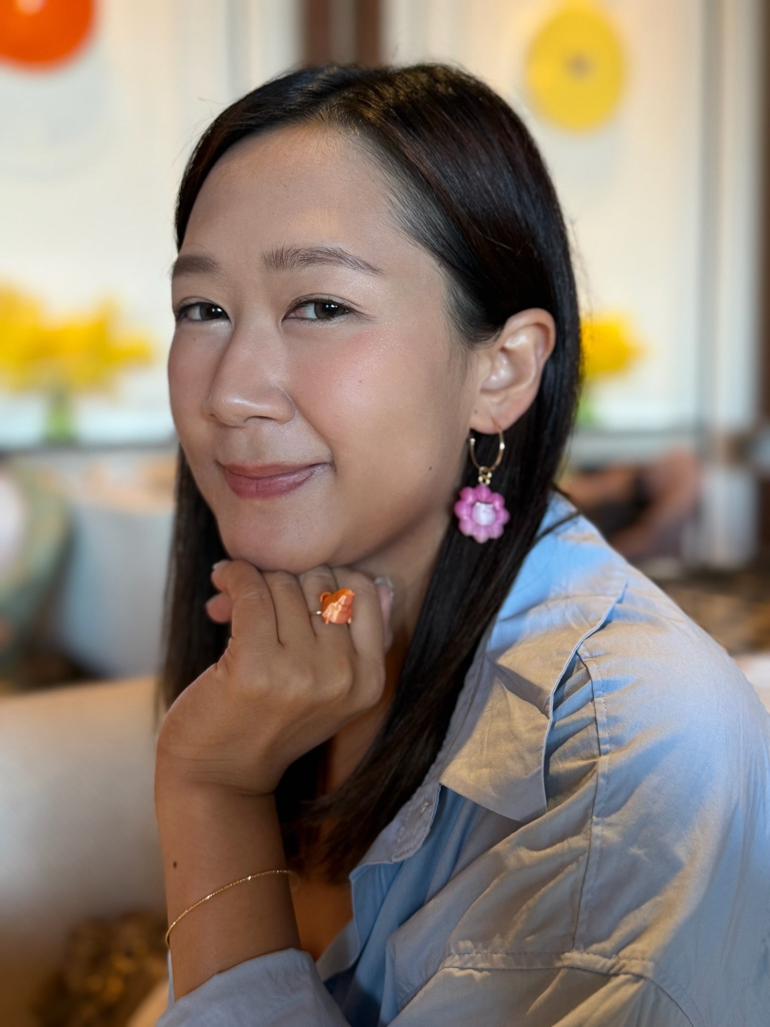 波提貓咪冬甩貓咪耳環