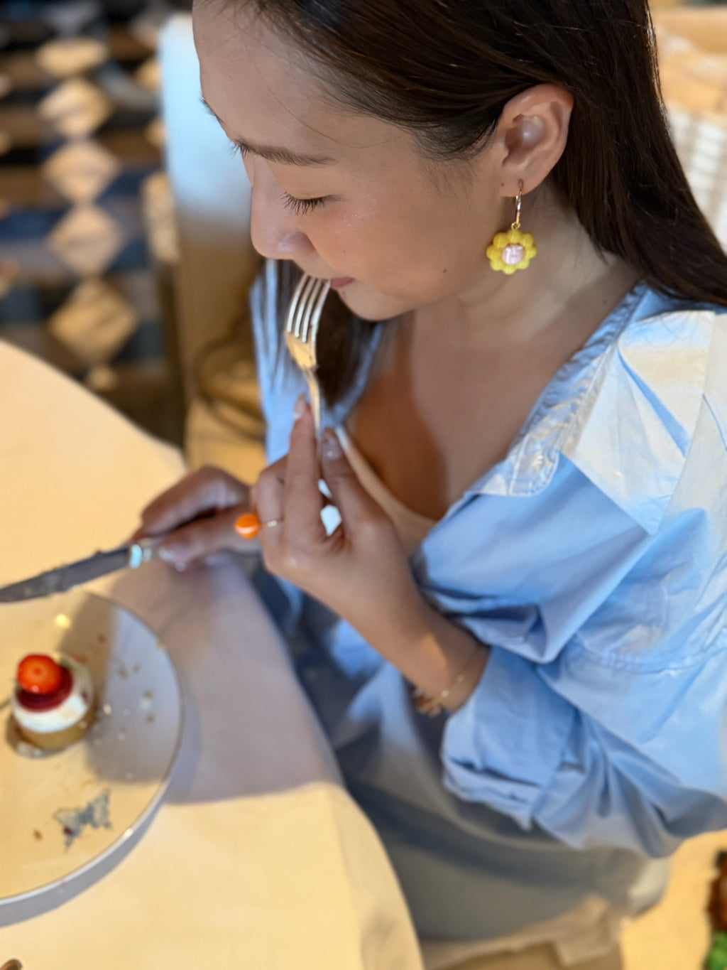 波提貓咪冬甩貓咪耳環