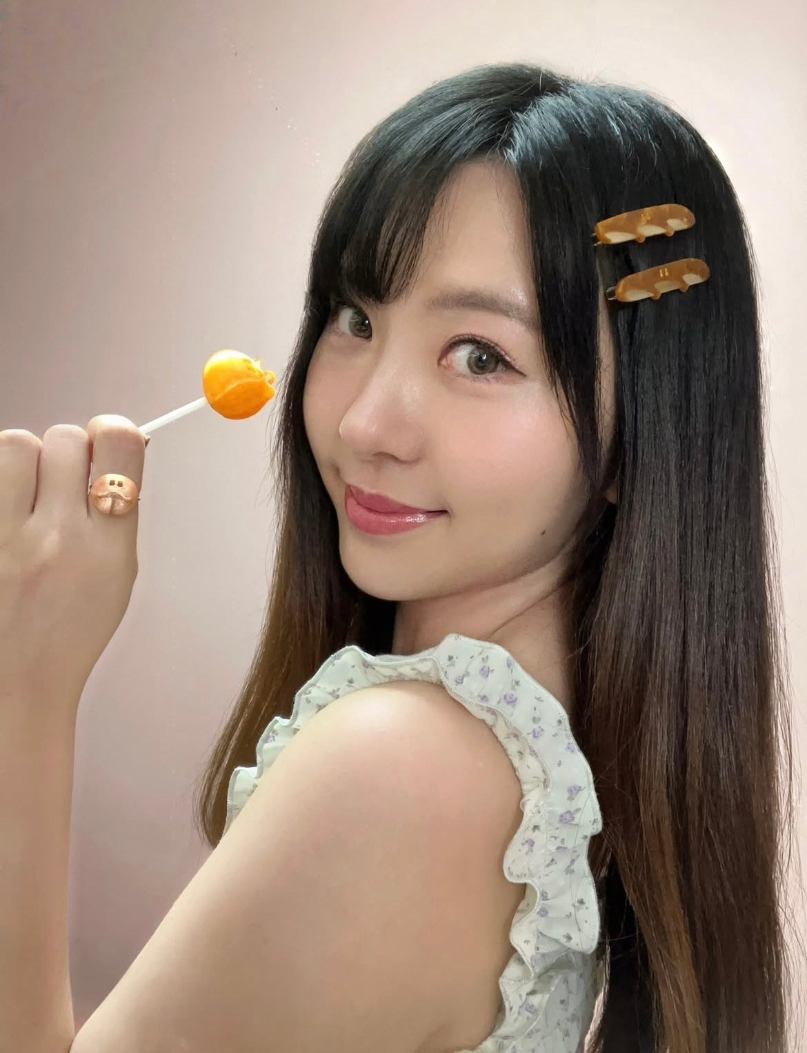 法包貓髮夾 一對