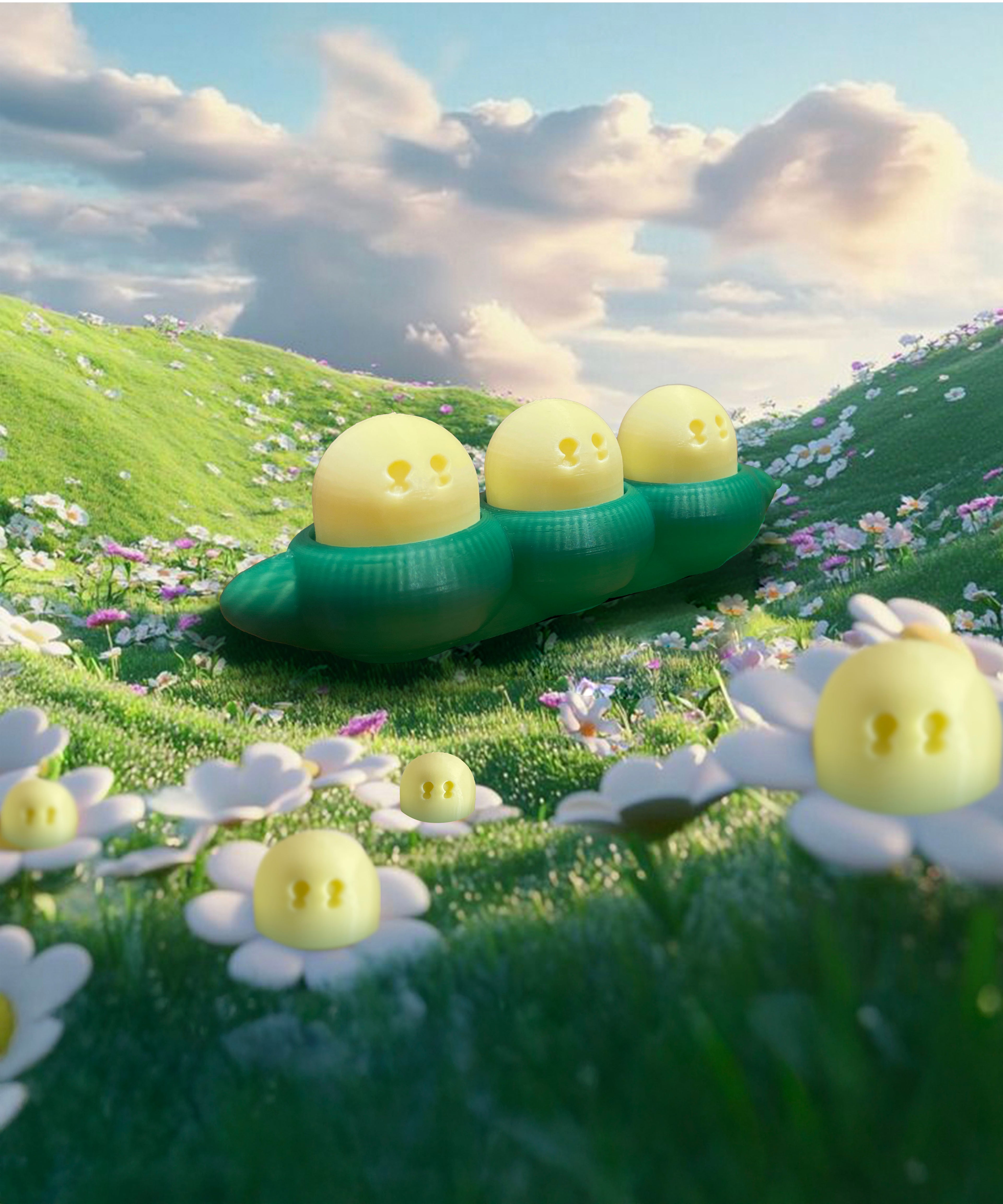 青豆仔按鈕樂 變色解壓鎖匙扣