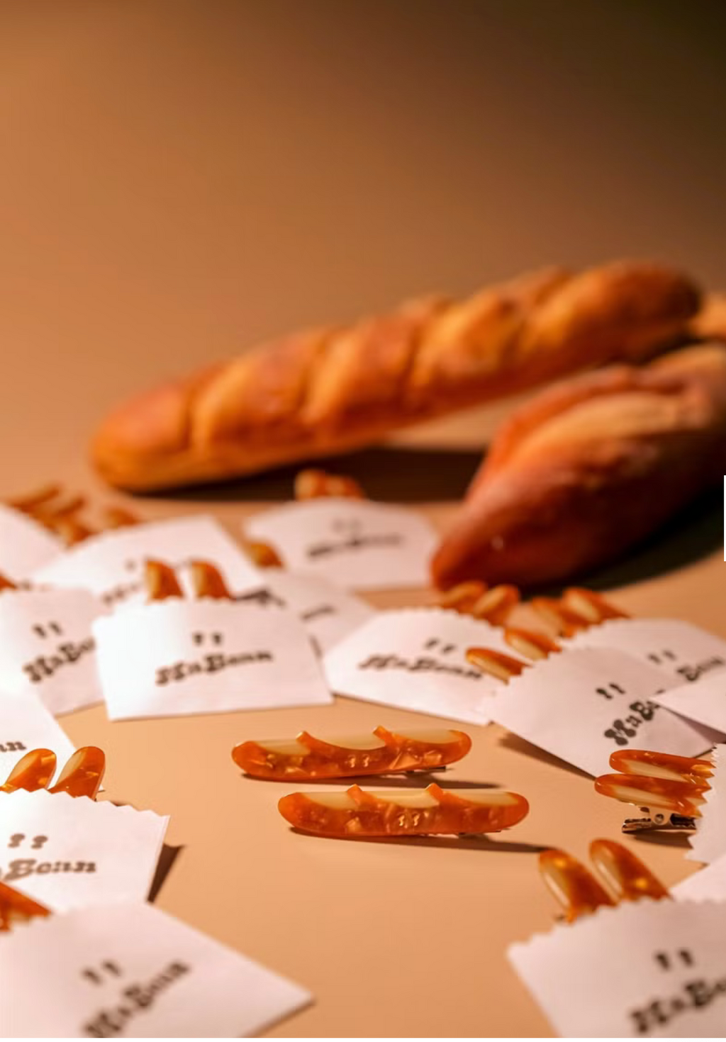 法包貓髮夾 一對