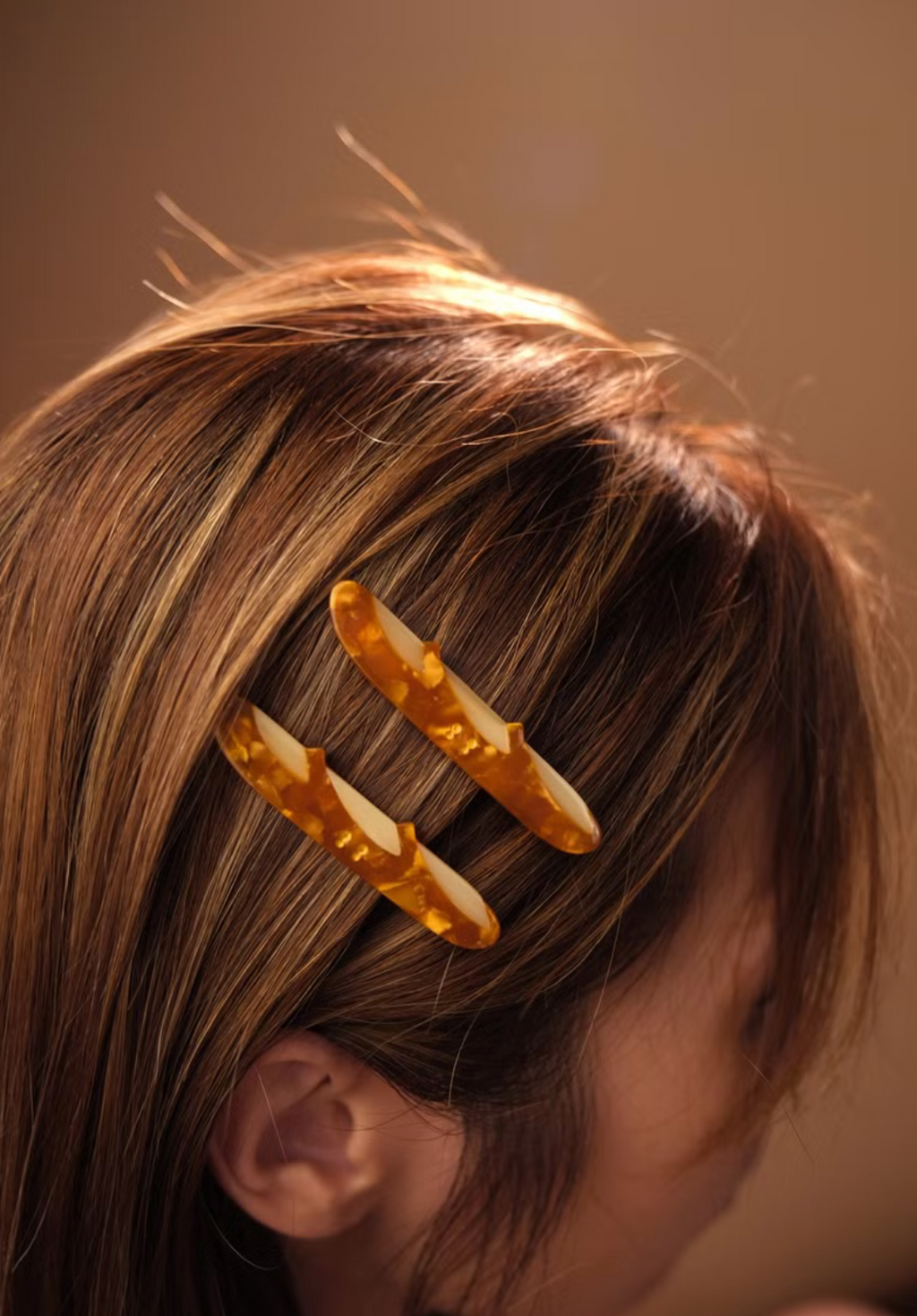 法包貓髮夾 一對