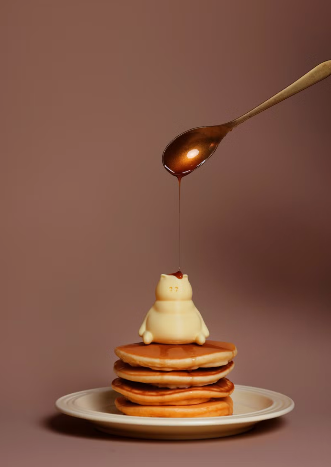 3D打印吃飽坐坐肥貓擺設(中款)