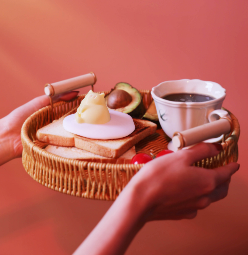 3D打印 貓貓太陽蛋 鎖匙扣