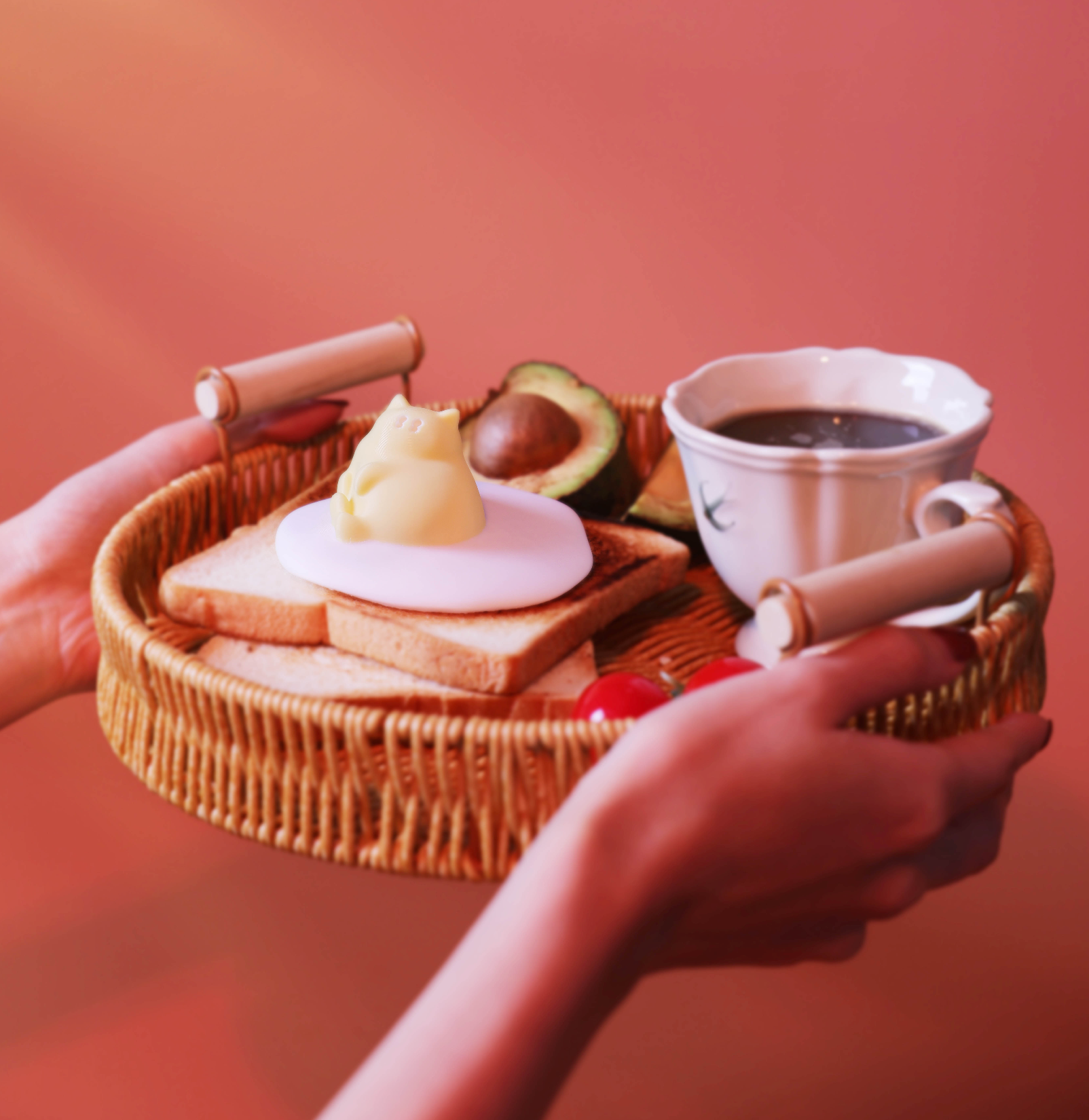 3D打印 貓貓太陽蛋 鎖匙扣