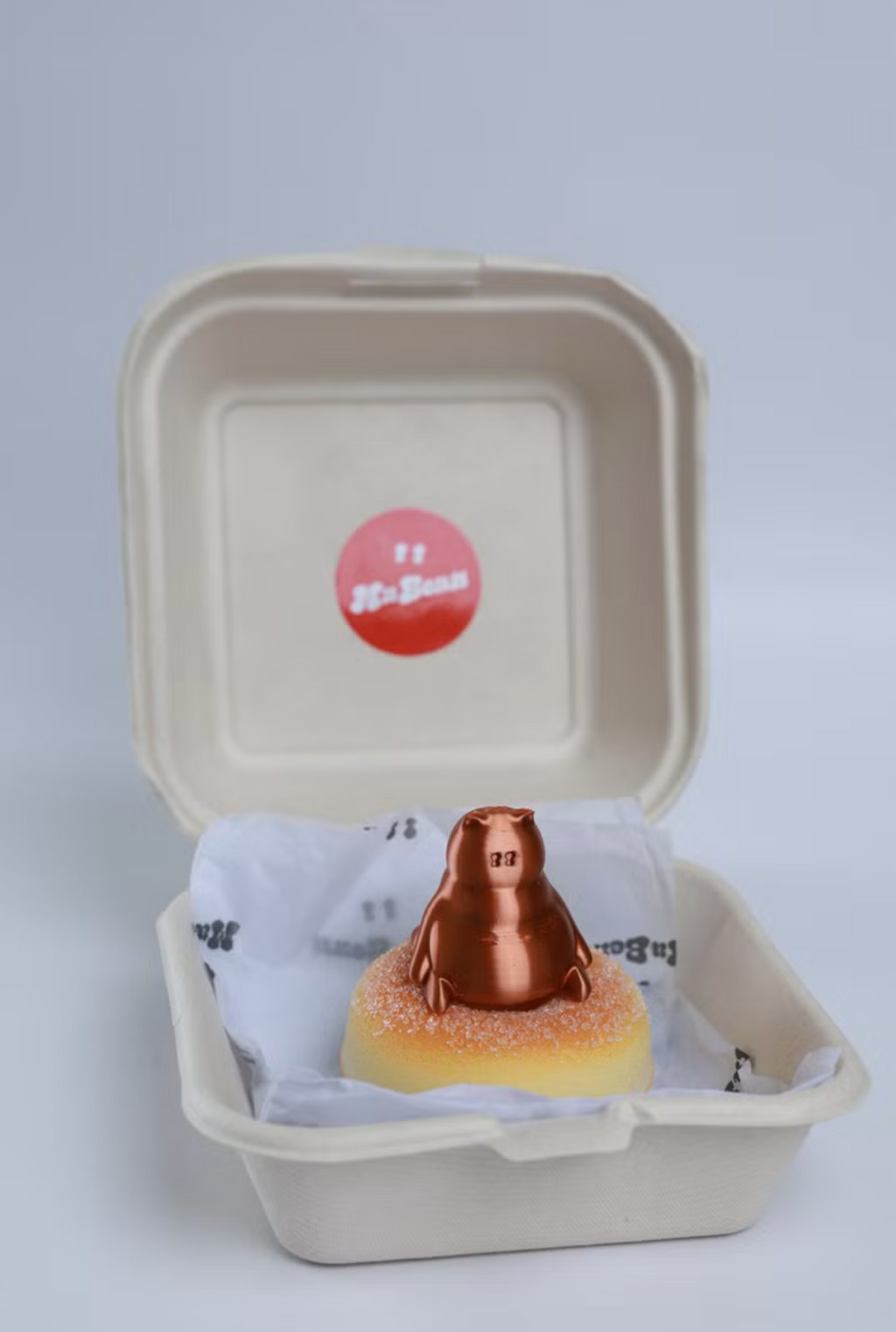 3D打印吃飽坐坐肥貓擺設(細款)