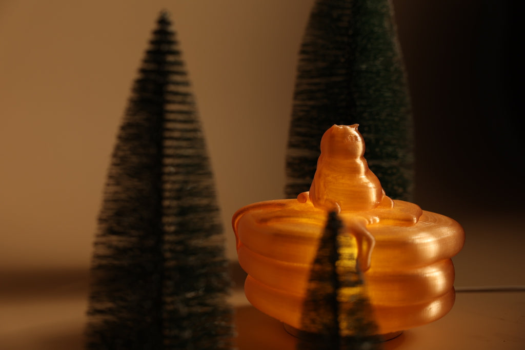 3D Print Pancake夜貓燈