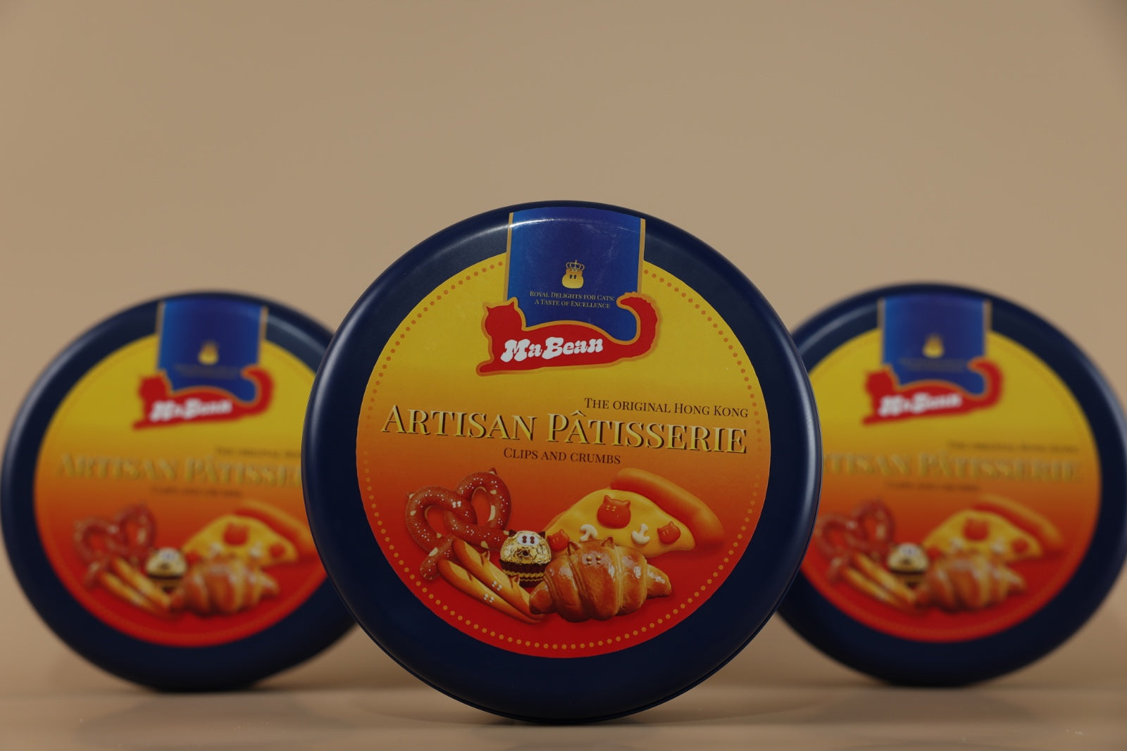 MaBean 髮飾甜點藍罐