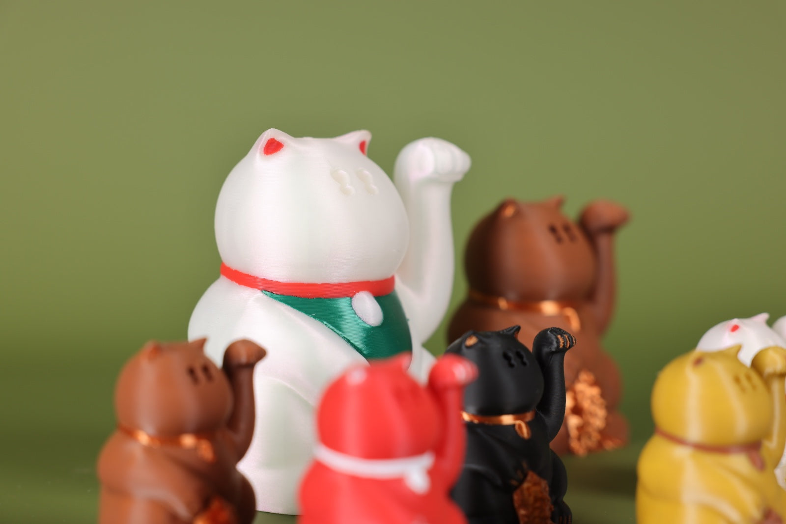 3D打印 中意鯛魚燒的招財喵喵