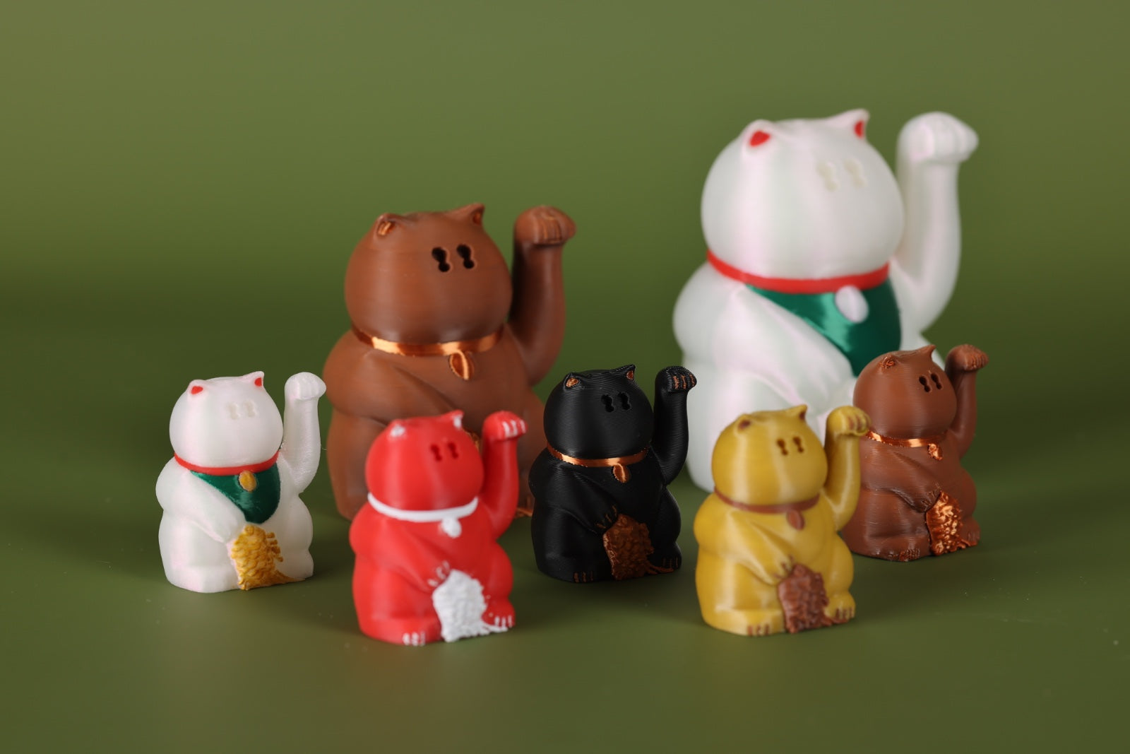 3D打印 中意鯛魚燒的招財喵喵