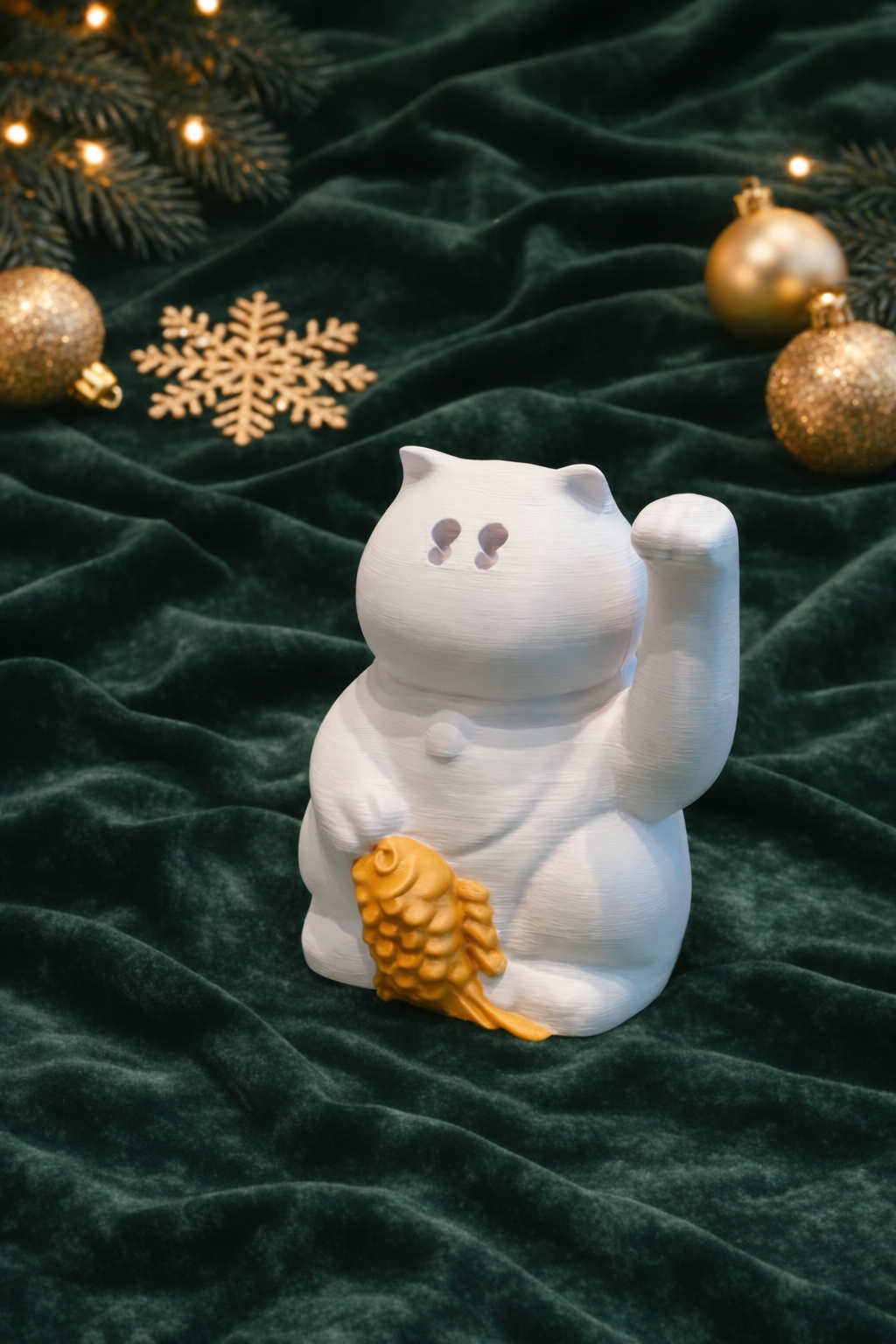 3D打印 中意鯛魚燒的招財喵喵