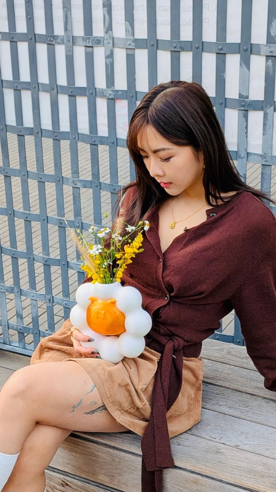 3D打印花花波堤冬甩花瓶