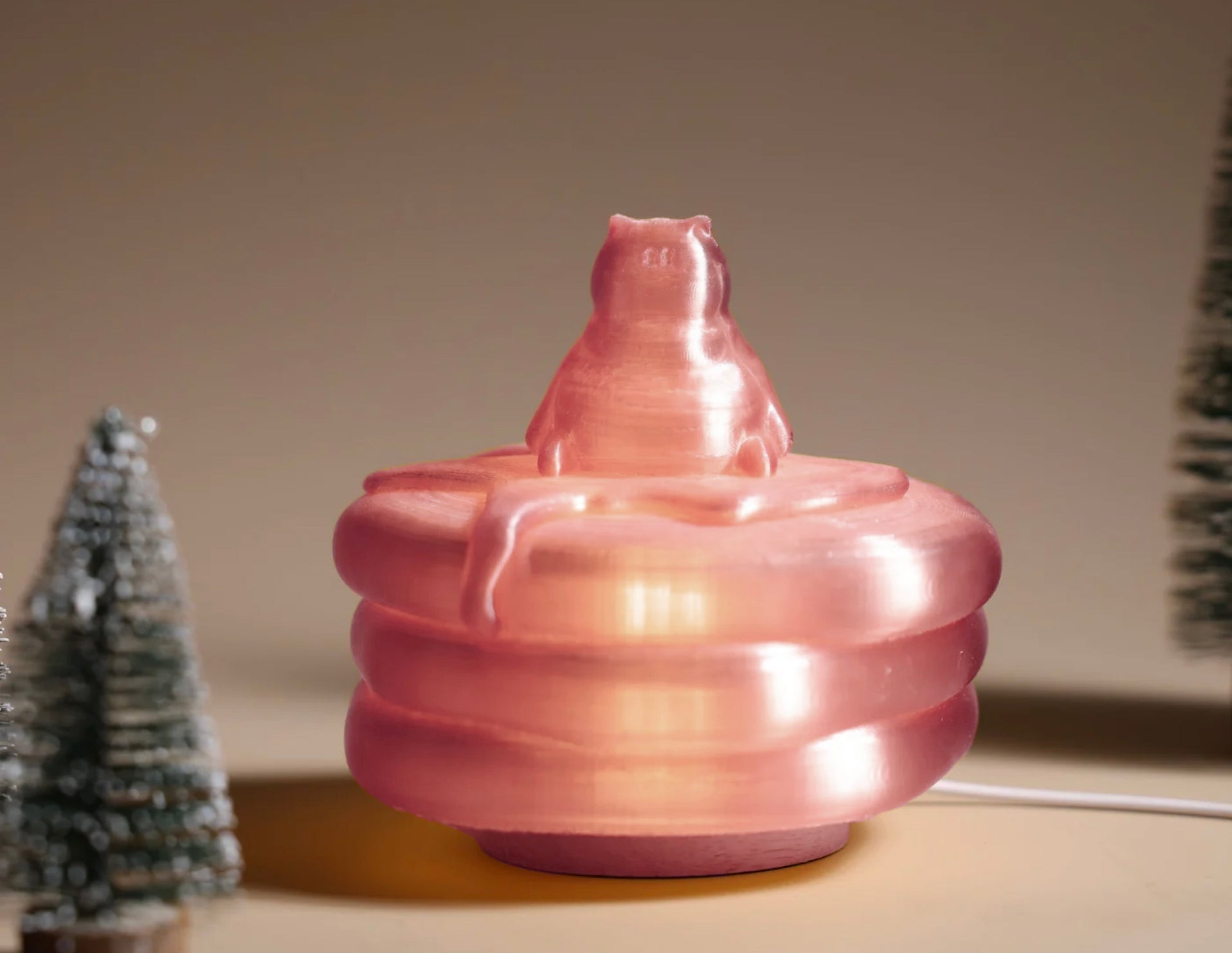 3D Print Pancake夜貓燈