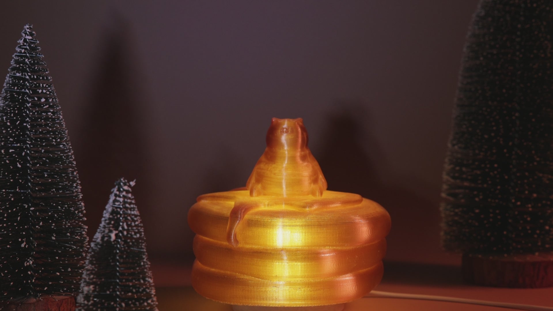 3D Print Pancake夜貓燈